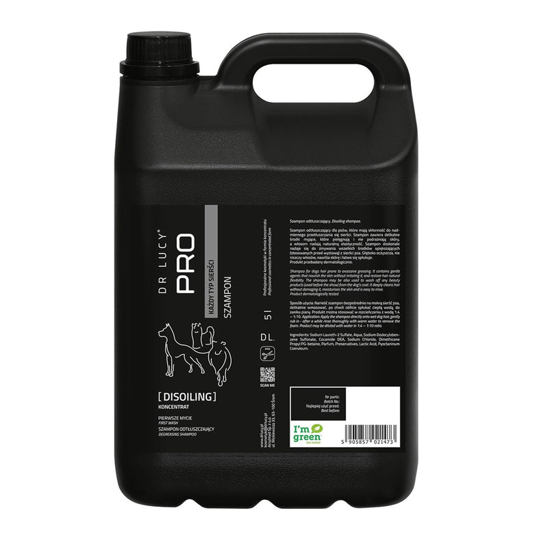 DR LUCY Pro Disoiling – dog shampoo – 5 l