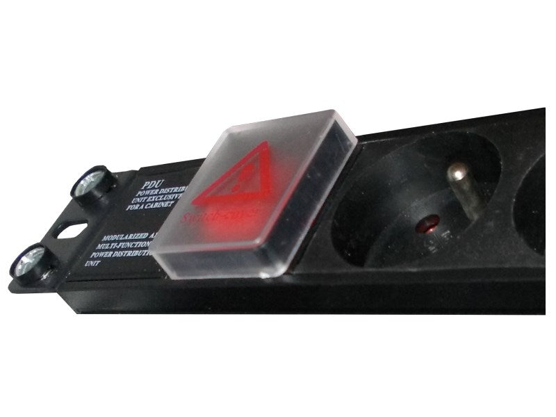 Alantec PZ081U3M Stromverlängerung 3 m 8 AC-Ausgang/-Ausgänge Innen Schwarz