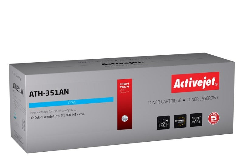 Activejet ATH-351AN Toner (remplacement pour HP 205A CF351A ; Supreme ; 1100 pages ; cyan)