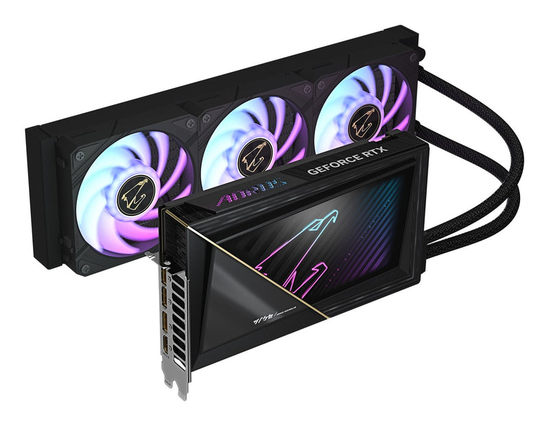 GIGABYTE AORUS GeForce RTX 5090 XTREME WATERFORCE 32G Graphics Card - 32GB GDDR7, 512bit, PCI-E 5.0, 2655MHz Core Clock, 3 x DP 2.1a, 1 x HDMI 2.1b, N