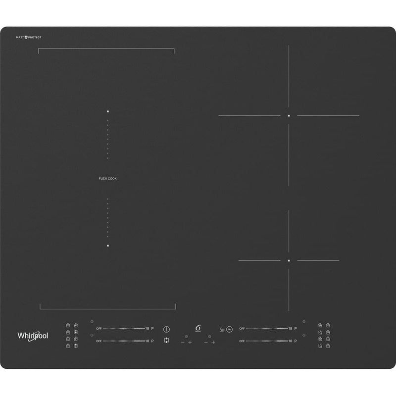 Whirlpool WF S7560NE BM Induction hob 7.4 kW, 4 zones, Black