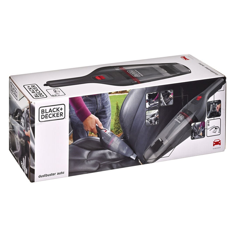Black & Decker NVB12AVA-XJ handheld vacuum Grey, Red Bagless