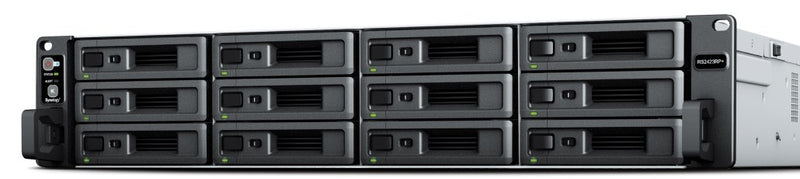 Synology RackStation RS2423+ - NAS server - 12 bays - rack-mountable - SATA 6Gb/s - RAID JBOD, 0, 1, 5, 6, 10 - RAM 8 GB - Gigabit Ethernet / 10 Gigab