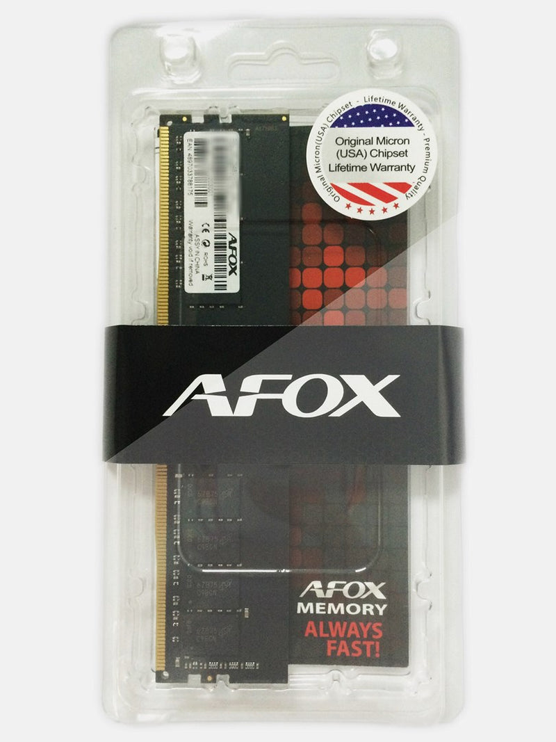 AFOX AFLD44EN1P memory module 4 GB 1 x 4 GB DDR4 2400 MHz
