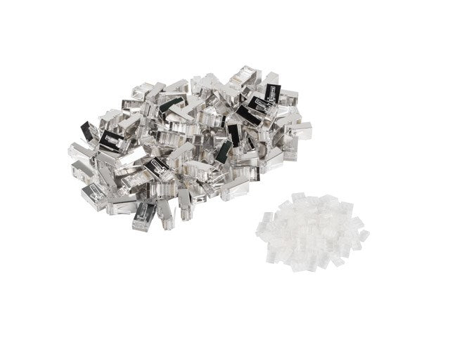 Lanberg PLS-6000 wire connector RJ-45 Stainless steel, Transparent