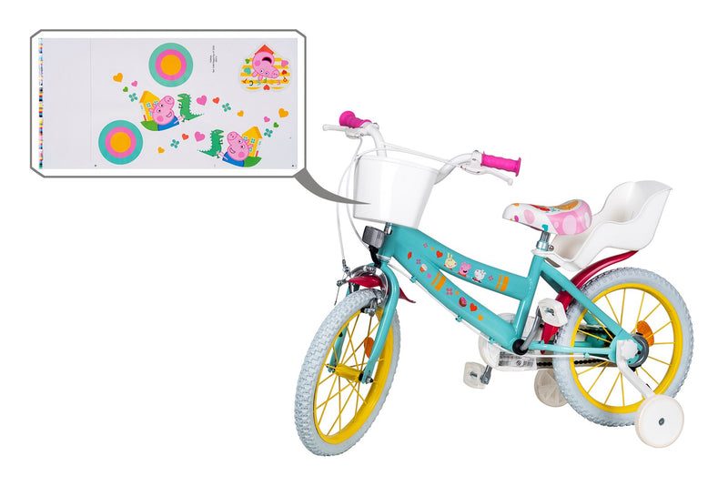 TOIMSA TOI1698 16" Peppa Pig children's bicycle