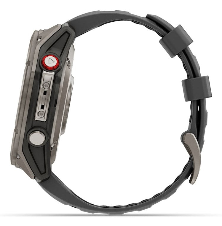 Garmin fenix 8 Pro 3.56 cm (1.4") AMOLED 51 mm Digital 454 x 454 pixels Touchscreen Graphite, Titanium Wi-Fi GPS (satellite)