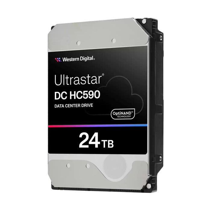 WD Ultrastar DC HC590 0F65684 - HDD - Centro dati - crittografato - 24 TB - interno - 3.5" - SATA 6Gb/s - 7200 rpm - buffer: 512 MB - Self-Encrypting