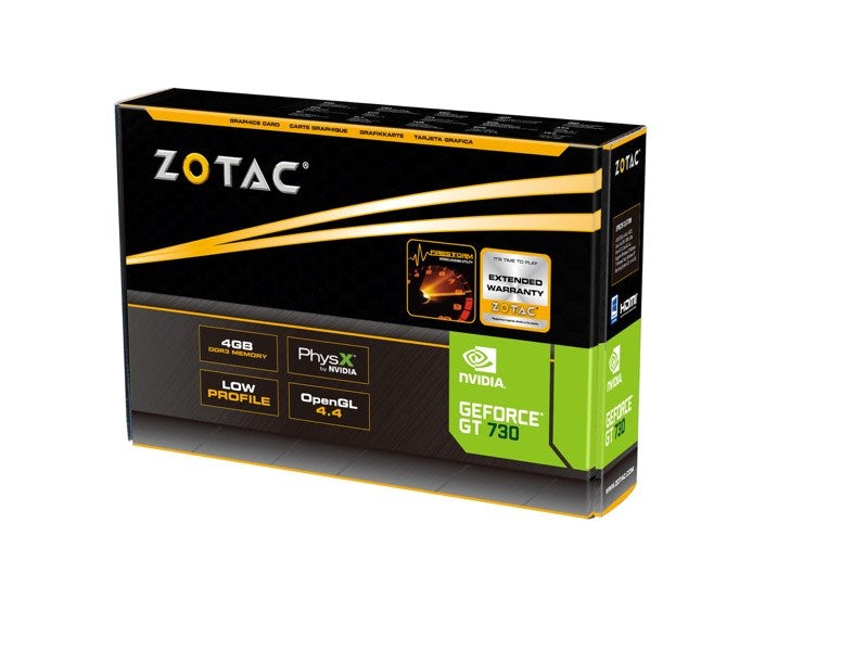 Zotac ZT-71115-20L graphics card NVIDIA GeForce GT 730 4 GB GDDR3