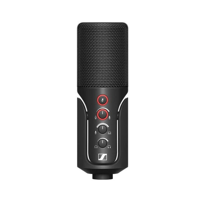 Sennheiser Profile Streaming Set - USB-C-Mikrofon mit verstellbarem Arm für Podcasting und Streaming