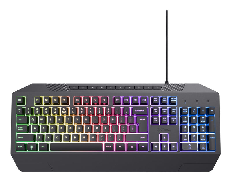 Trust GXT 836 Evocx keyboard Gaming USB QWERTY US English Black