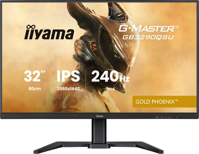 iiyama G-MASTER GB3290QSU-B1 computer monitor 80 cm (31.5") 2560 x 1440 pixels Quad HD LED Black