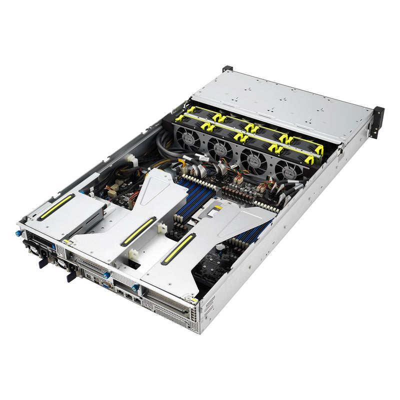 ASUS RS521A-E12-RS24U Sockel SP5 Rack (2U) Schwarz, Silber