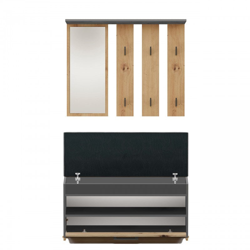 Topeshop GAR PARMA ANT/ART entryway cabinet