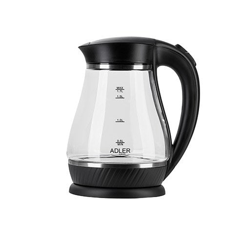 Adler AD 1274 B electric kettle 1.7 L White,Transparent 2200 W