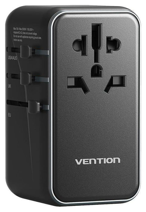 Adapter with Vention 100W charger 1xUSB-A 3xUSB-C