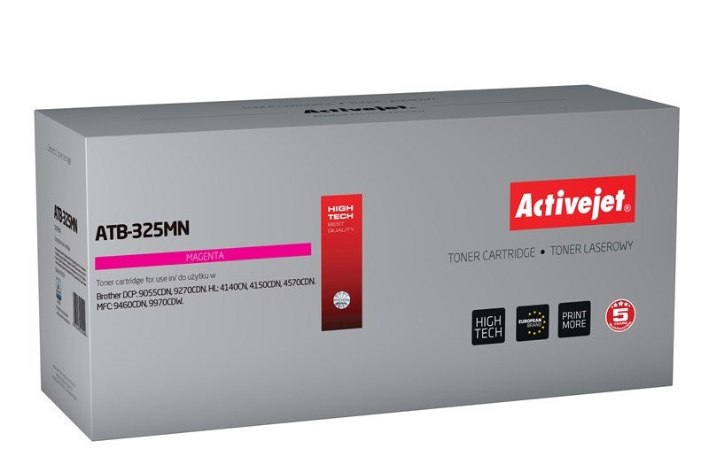 Activejet ATB-325MN Toner (ersetzt Brother TN-325M; Supreme; 3.500 Seiten; magenta)