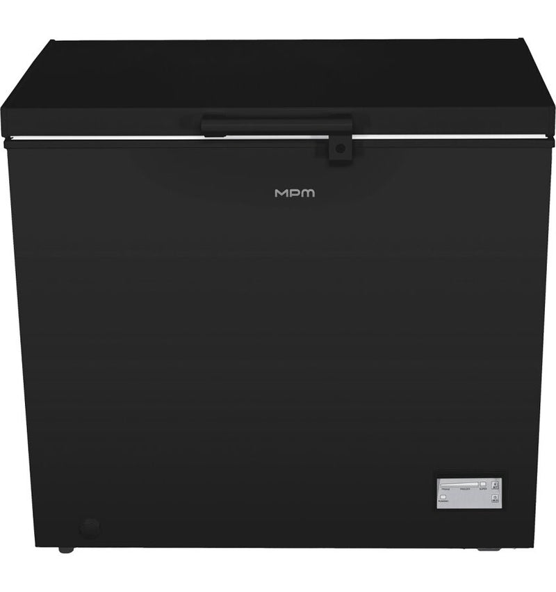 Chest freezer MPM-206-SK-18, capacity 198 L, 91 × 85 cm, inverter compressor, black