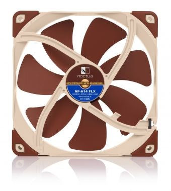 Noctua NOC-NF-A14-FLX computer cooling component Computer case Fan 14 cm Beige, Brown