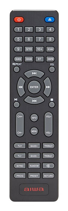 Aiwa MSBTU-700DAB home audio system Home audio micro system 25 W Arctic blue, Black
