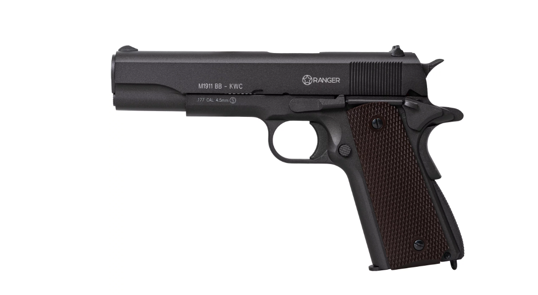 Air rifle Air rifle Ranger M1911 BB KWC Kal. 4,5 BBS Blow Back  17 Strz. Full Metal Co2