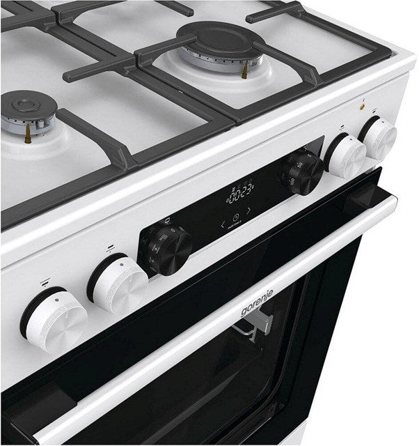 Gorenje GKS6C71WF Freestanding cooker with oven White