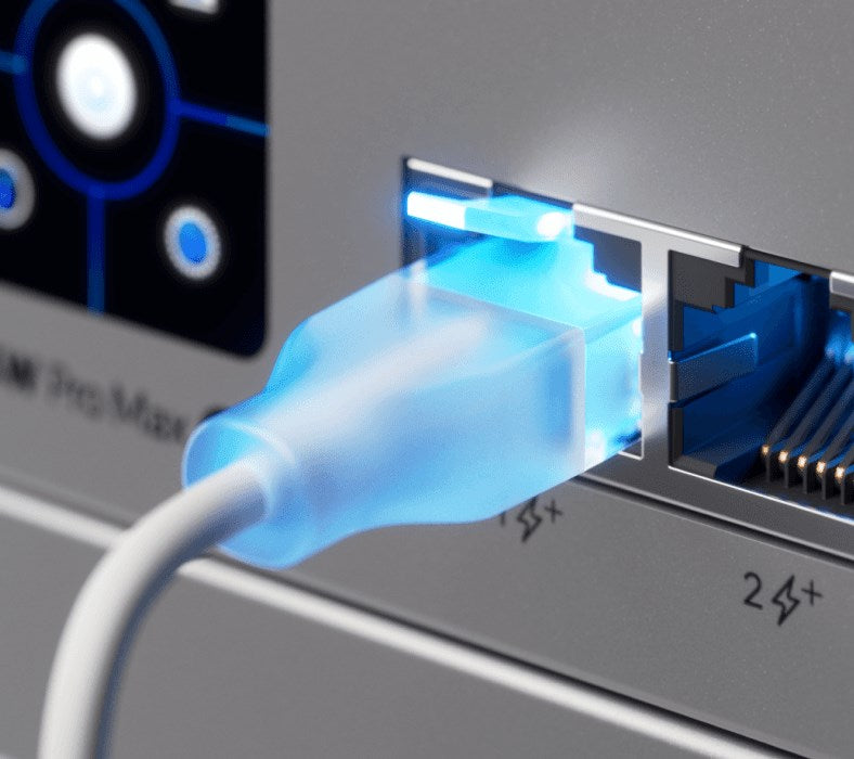 Ubiquiti UACC-Cable-Patch-EL-0.15M-W-24 Netzwerkkabel Transluzent, Weiß Cat6