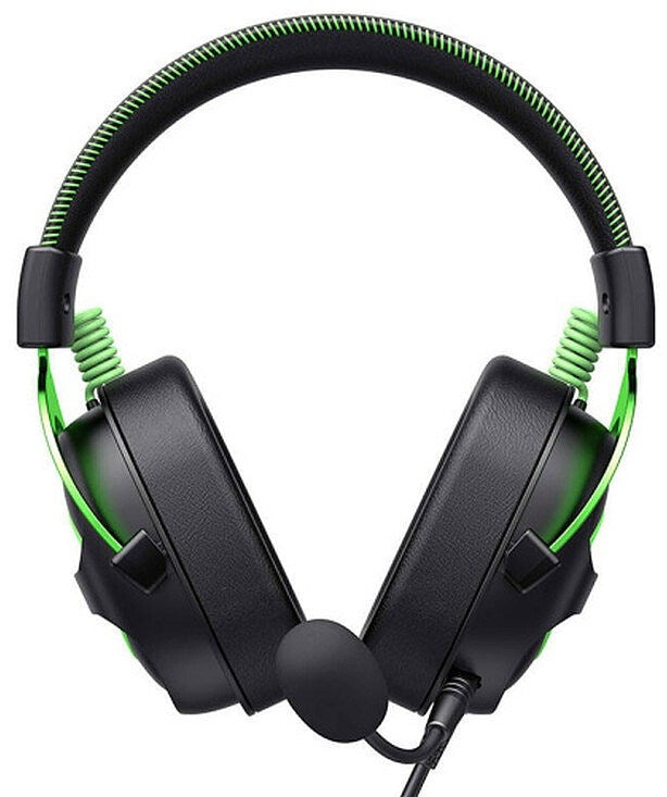 Havit H2002E - gaming headphones, black and green