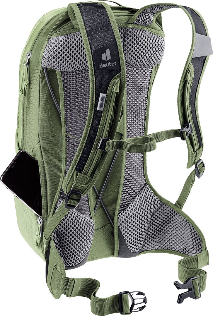 Bicycle backpack - Deuter Race Air 10 (Mineral/Grove)