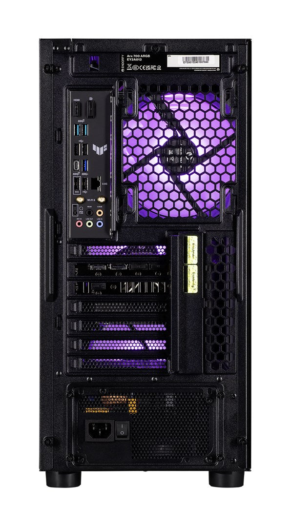 Actina 5901443415206 PC Intel Core Ultra 7 265F 32 Go DDR5-SDRAM 2 To SSD NVIDIA GeForce RTX 5070 Ti Boîtier Tour Noir