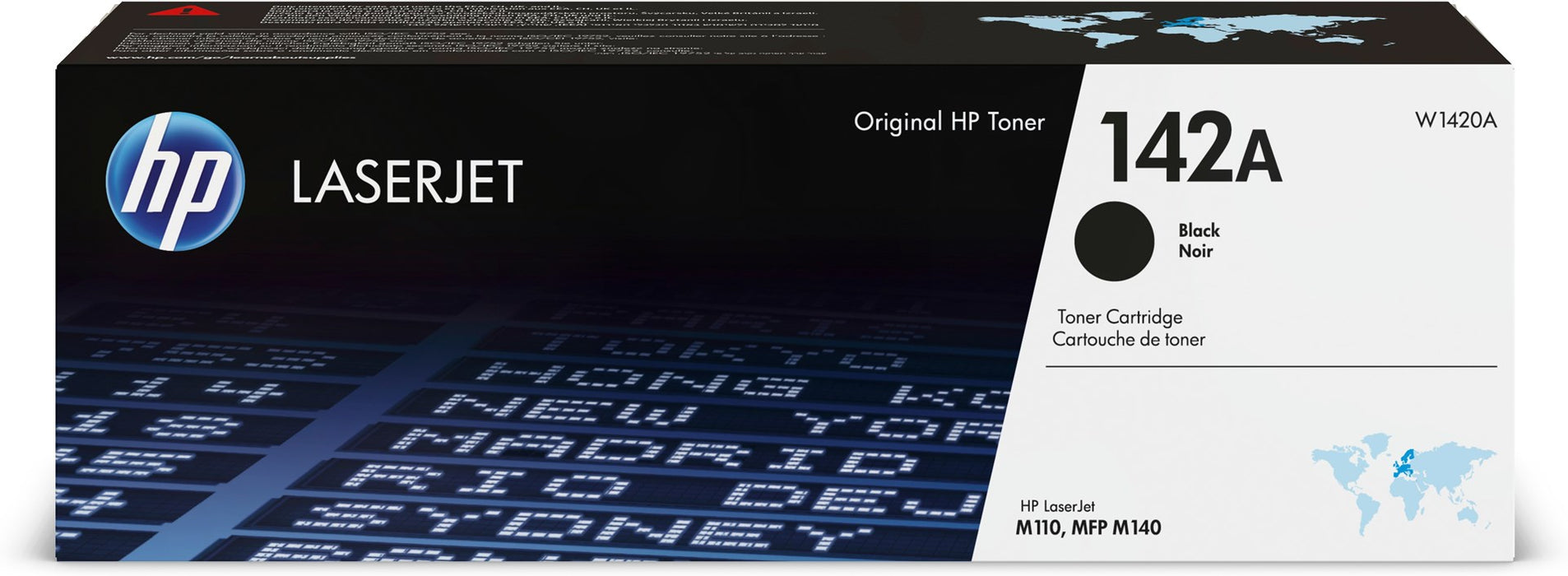 HP 142A - Black - original - LaserJet - toner cartridge (W1420A) - for LaserJet M110, M111, M1120, MFP M139, MFP M140, MFP M141
