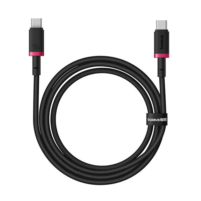 Baseus Dura Type C to Type C 100 W fast charging cable 1 m Black, Red