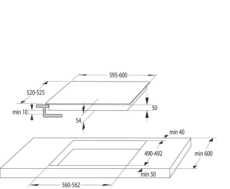 Gorenje Induktionshäll GI6433SRWF