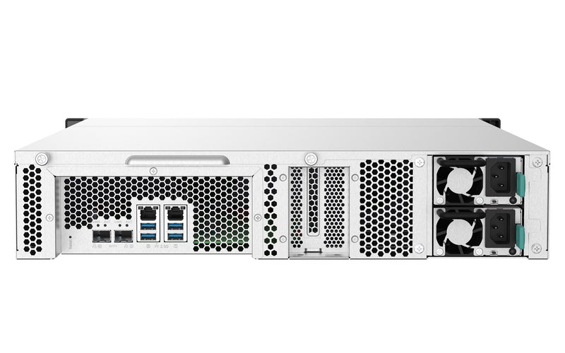 QNAP TS-1232PXU-RP NAS Rack (2U) Annapurna Labs AL324 4 GB DDR4 0 TB QNAP QTS Black