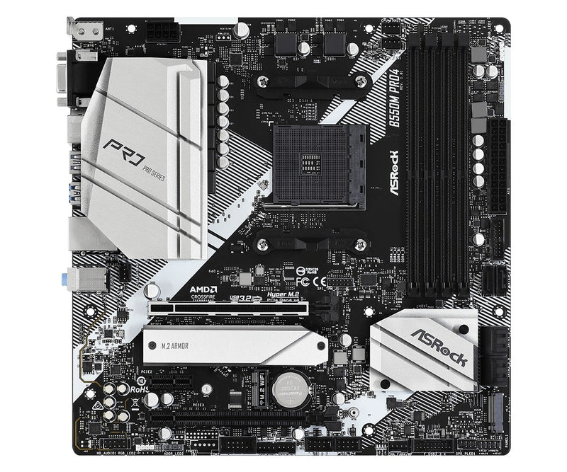 Asrock B550M Pro4 Sockel AM4 micro ATX AMD B550