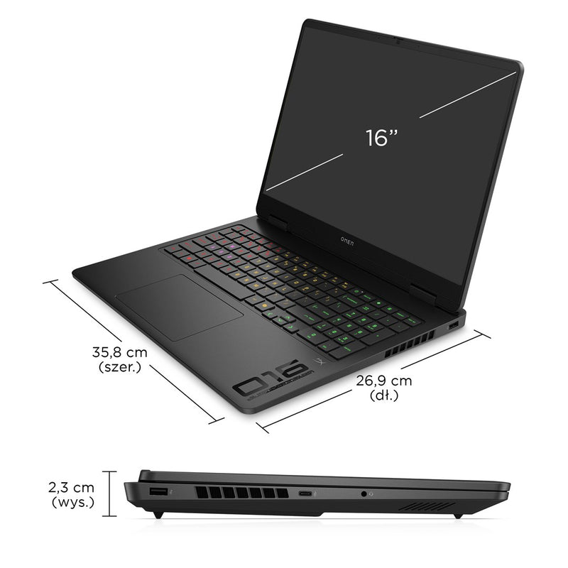 HP OMEN 16-am0022nw 16" gaming laptop, Intel® Core™ i7-14650HX, 2K, 32 GB DDR5-SDRAM, 1 TB SSD, NVIDIA GeForce RTX 5060, Wi-Fi 6 (802.11ax), Windows 1
