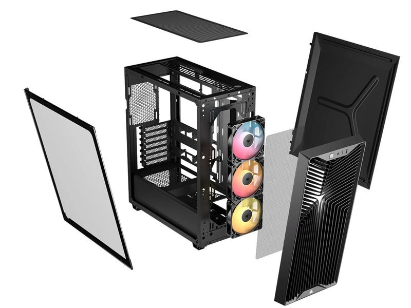 Corsair 3200D RS ARGB Mid-Tower-Gehäuse, schwarz