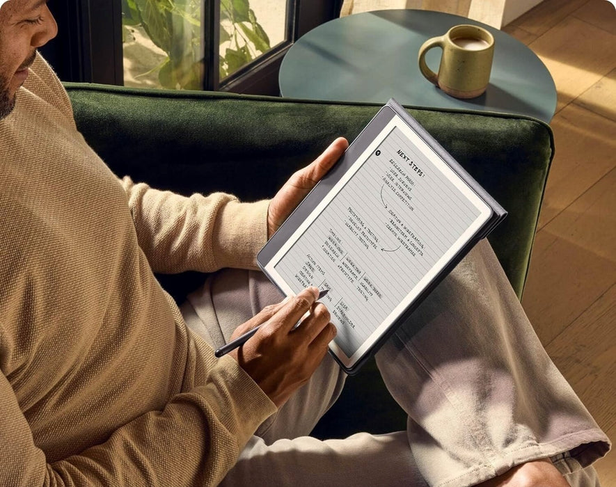 Czytnik Ebook New Kindle Scribe - 2024 release 10.2  glare-free 64GB Wi-Fi (Without Lockscreen Ads) with Premium Pen Tungsten + ?adowarka 20W USB-C/US