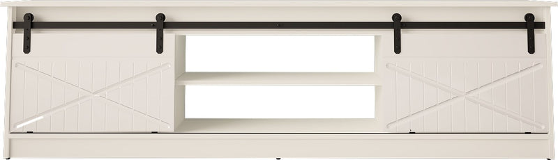 RTV GRANERO cabinet 200x56.7x35 white/gloss white