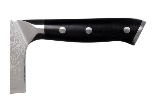 Cleaver Kohersen Elegance Ebony Wood Damascus steel cleaver 16.5 cm