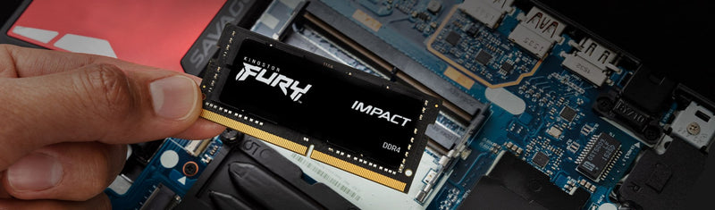 Kingston FURY Impact - DDR4 - kit - 64 GB: 2 x 32 GB - SO-DIMM 260-pin - 3200 MT/s / PC4-25600 - CL20 - 1.2 V - unbuffered - non-ECC - black