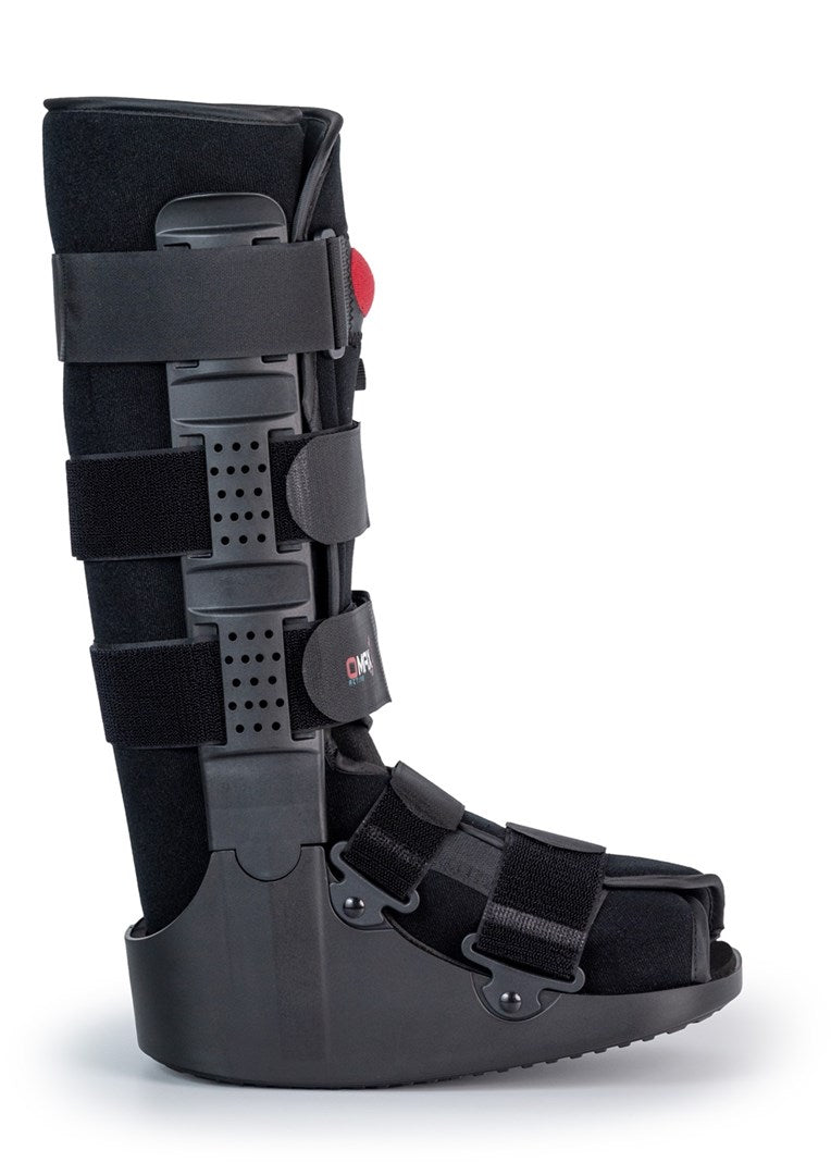 Long Ankle-Foot Orthosis "AIR WALKER BASIC" O-1181/L REHAFUND, Black
