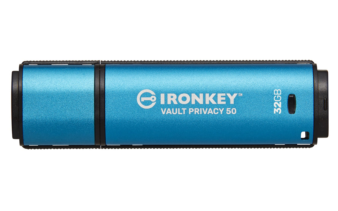 Kingston IronKey Vault Privacy 50 Series - USB flash drive - encrypted - 32 GB - USB 3.2 Gen 1 - TAA Compliant