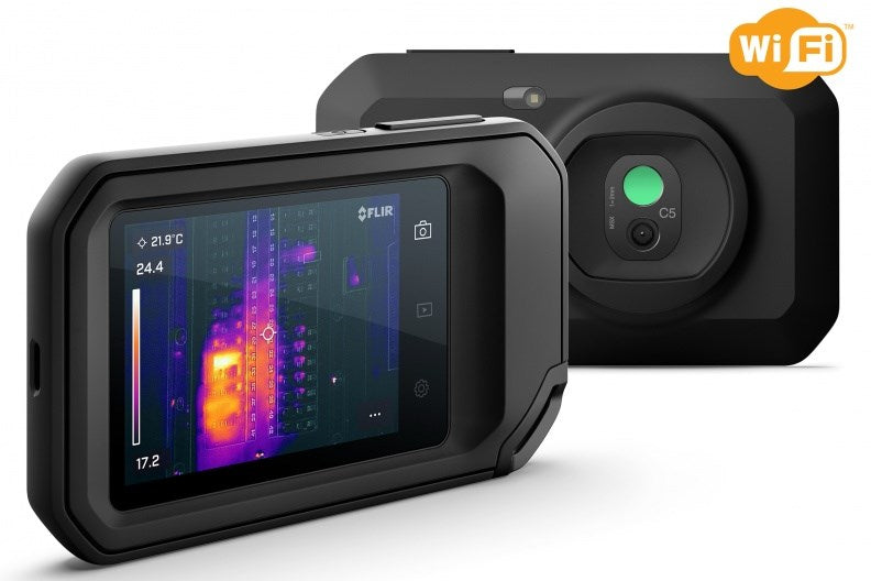 Caméra thermique FLIR C-5 Noir Écran intégré 160 x 120 pixels