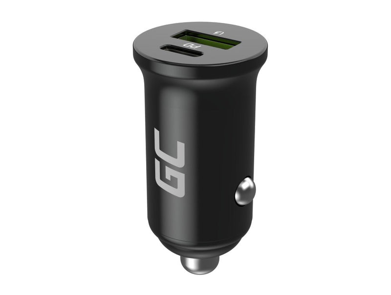 Green Cell Autoladegert 38W GC PowerRide Nano38 mit USB-C USB-A Power Delivery und Ultra Charge Schnellladung
