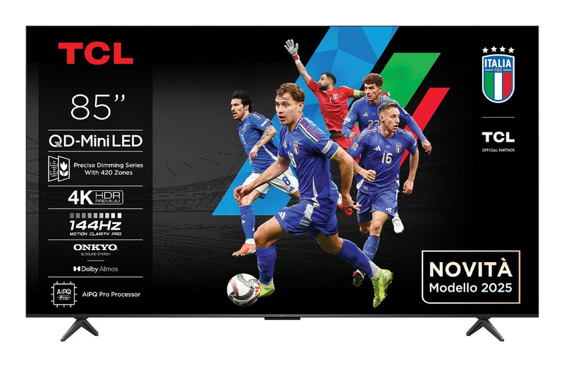 TCL Q6C 85Q6C TV 2.16 m (85") 4K Ultra HD Smart TV Wi-Fi Metallic