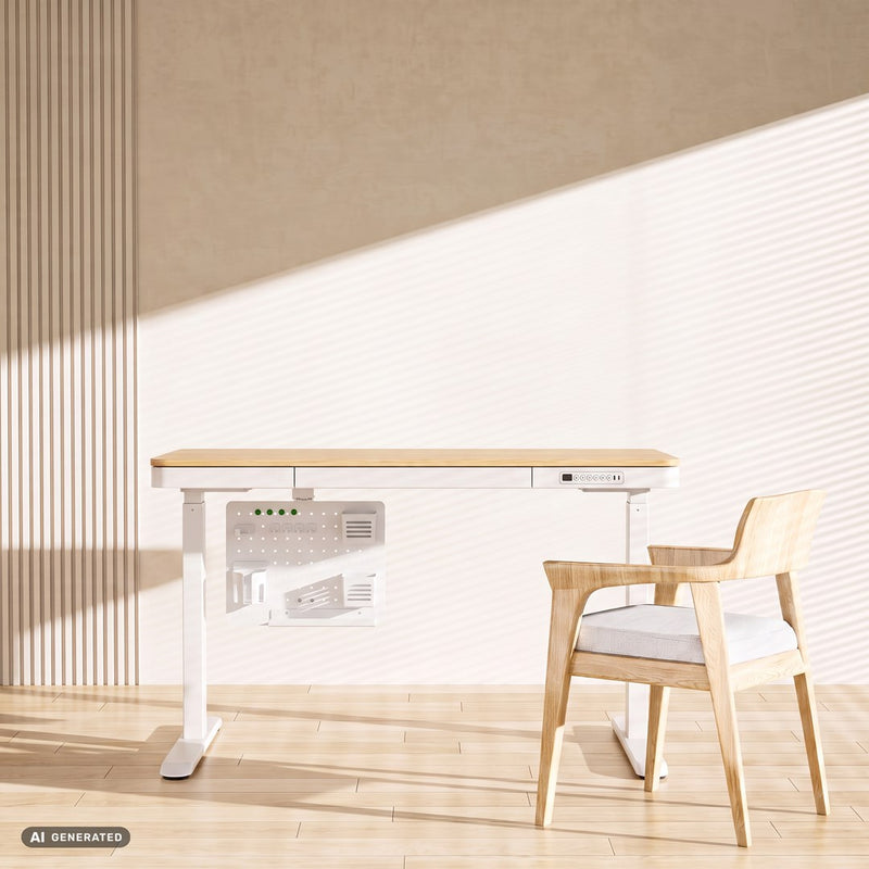 Activejet APB-002W desk organiser – rotating perforated board, grey and white