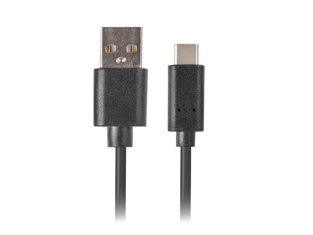 Lanberg CA-USBO-20CU-0010-BK kabel USB 1 m USB 2.0 USB A USB C Black