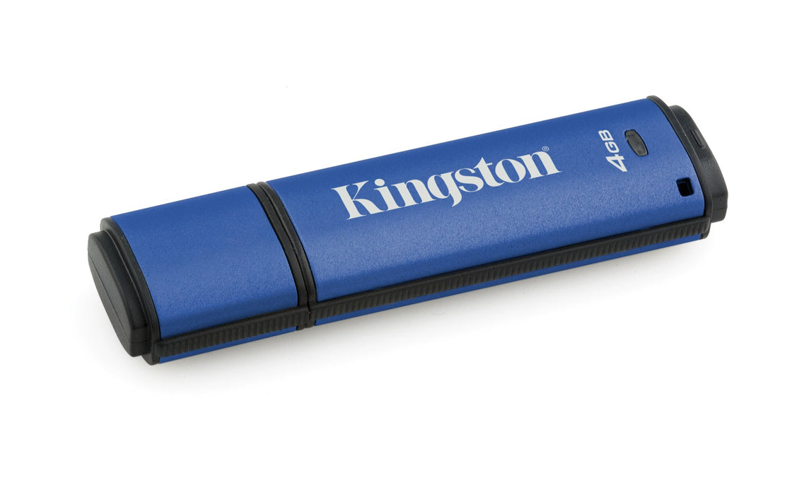 Kingston Technology DataTraveler Vault Privacy 3.0 4GB USB flash drive USB Type-A 3.2 Gen 1 (3.1 Gen 1) Blue