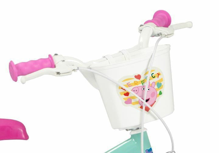 Children's bicycle 14" Peppa Pig green 1498 TOIMSA